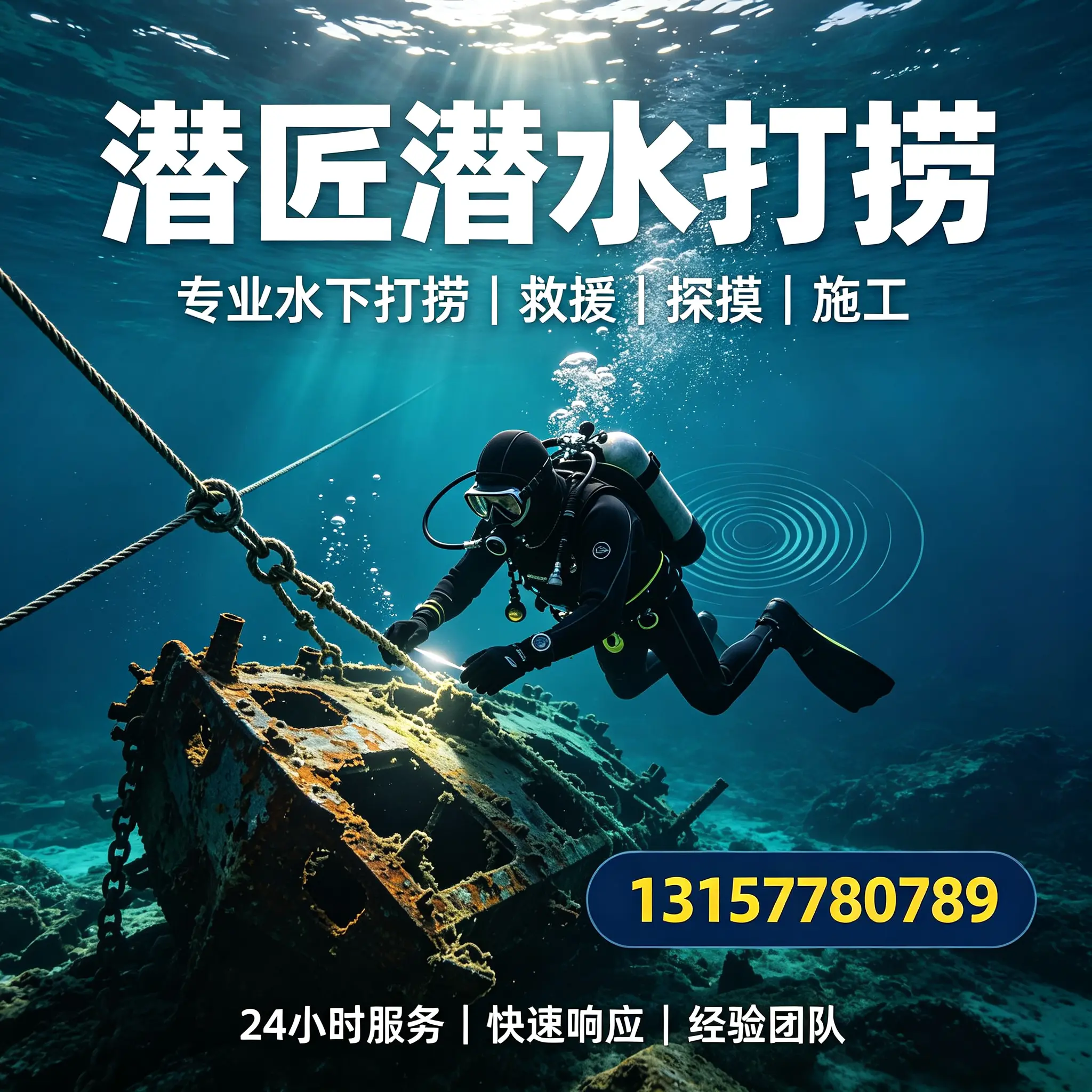 治多水下打捞作业服务产品